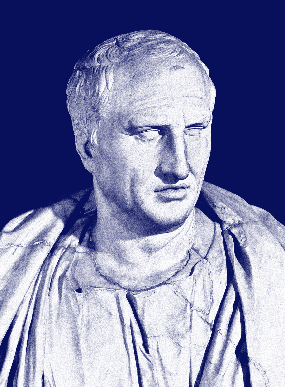 Marcus Tullius Cicero portrait Roman orator statesman philosopher edited by Robbie Conceptuel