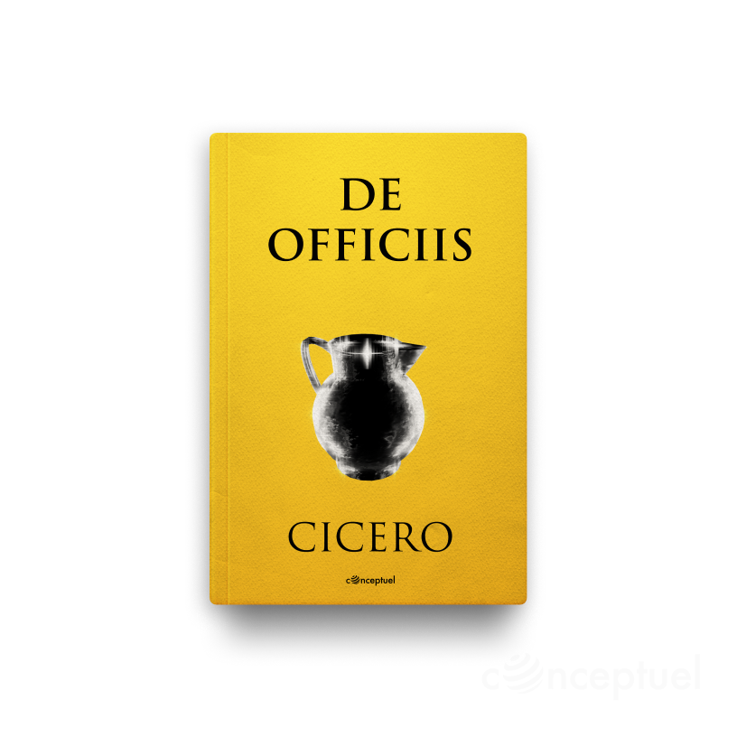 De Officiis by Cicero book cover edited by Robbie Conceptuel