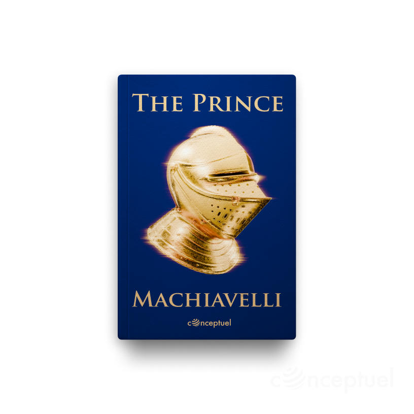 The Prince by Machiavelli book cover edited by Robbie Conceptuel
