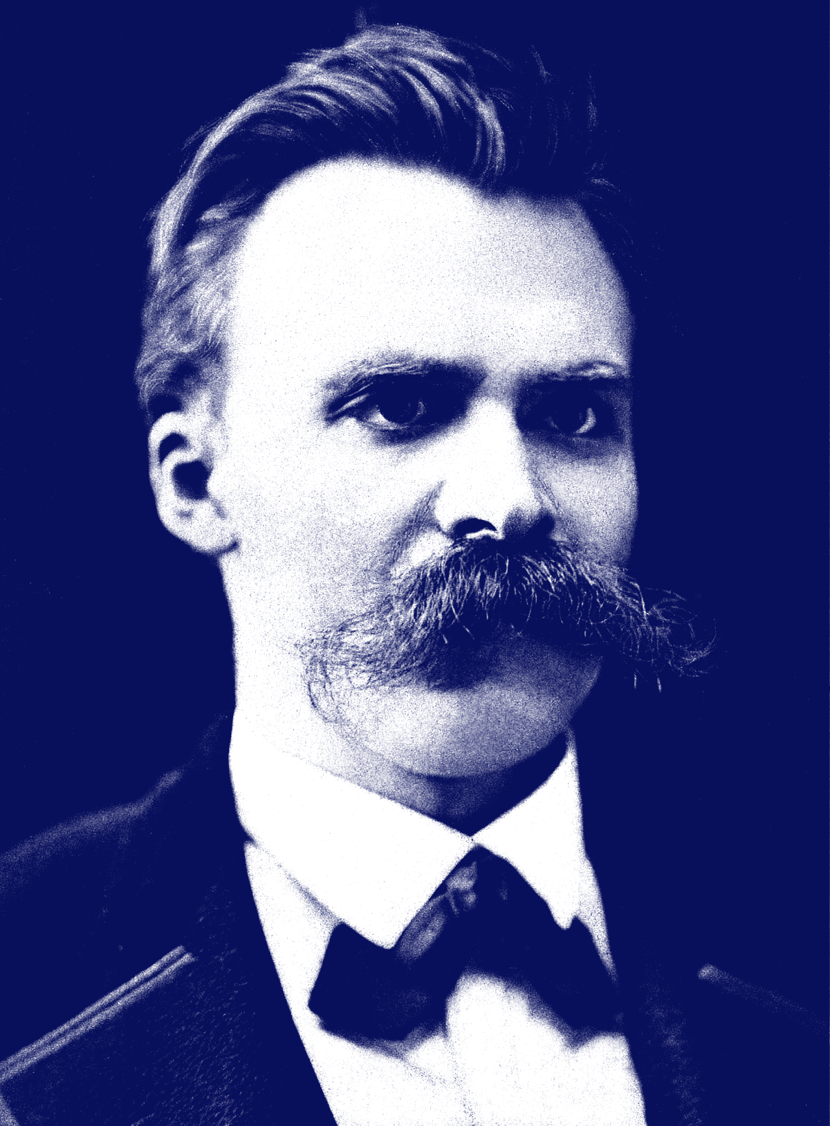 Friedrich Nietzsche portrait German philosopher cultural critic edited by Robbie Conceptuel