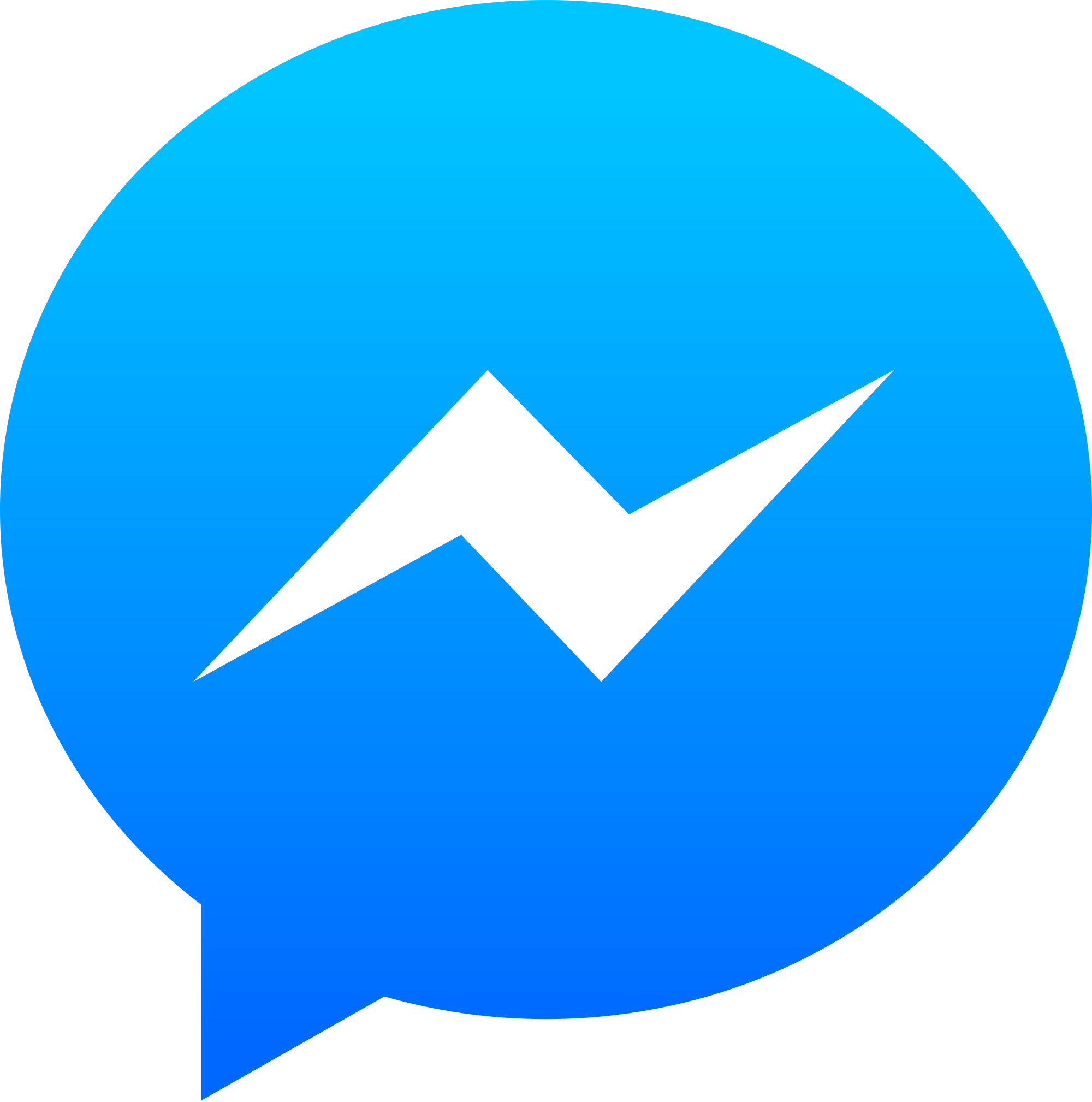 Logo of the App Messenger on Facebook.