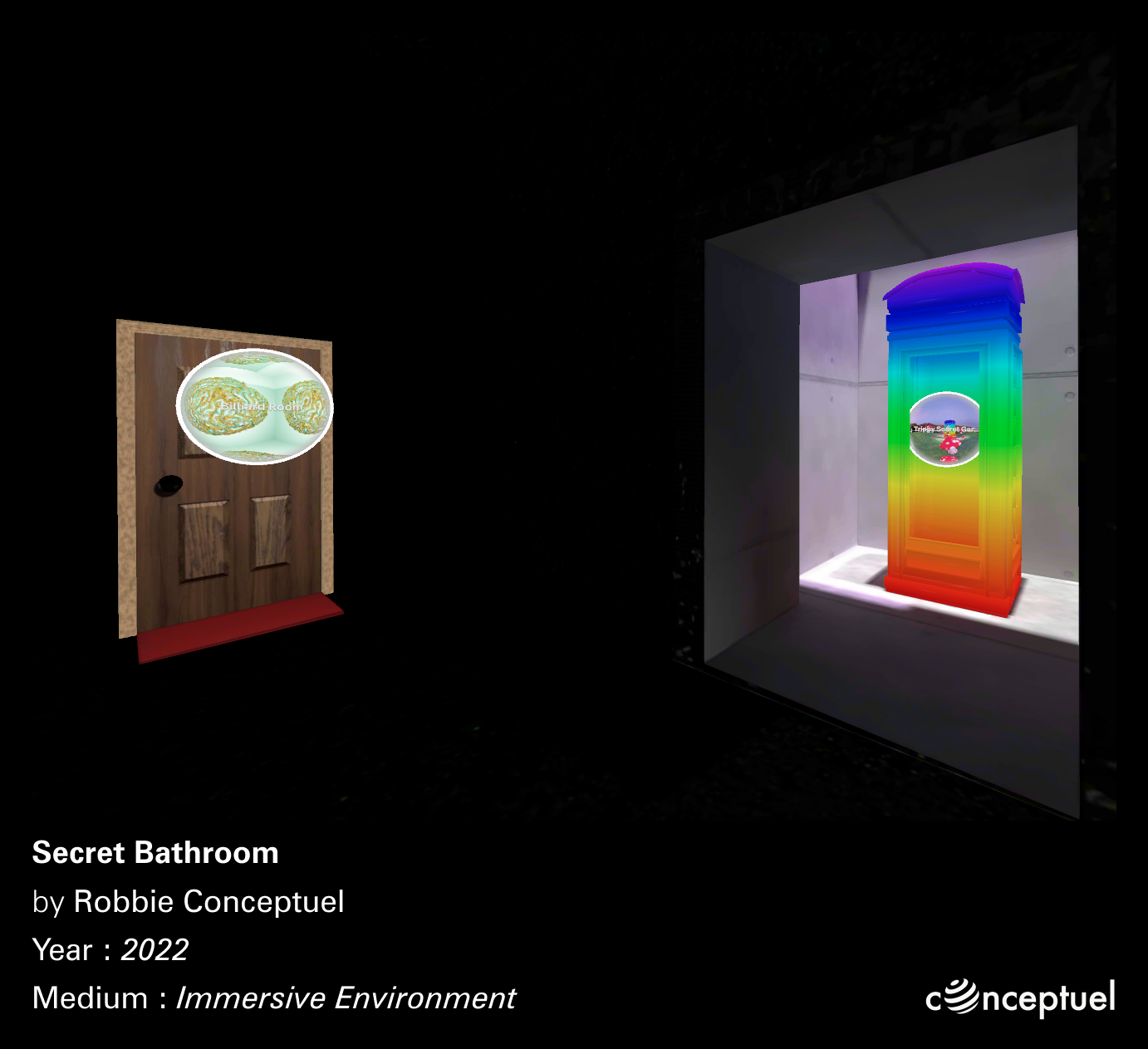 Detail of custom fixtures and materials